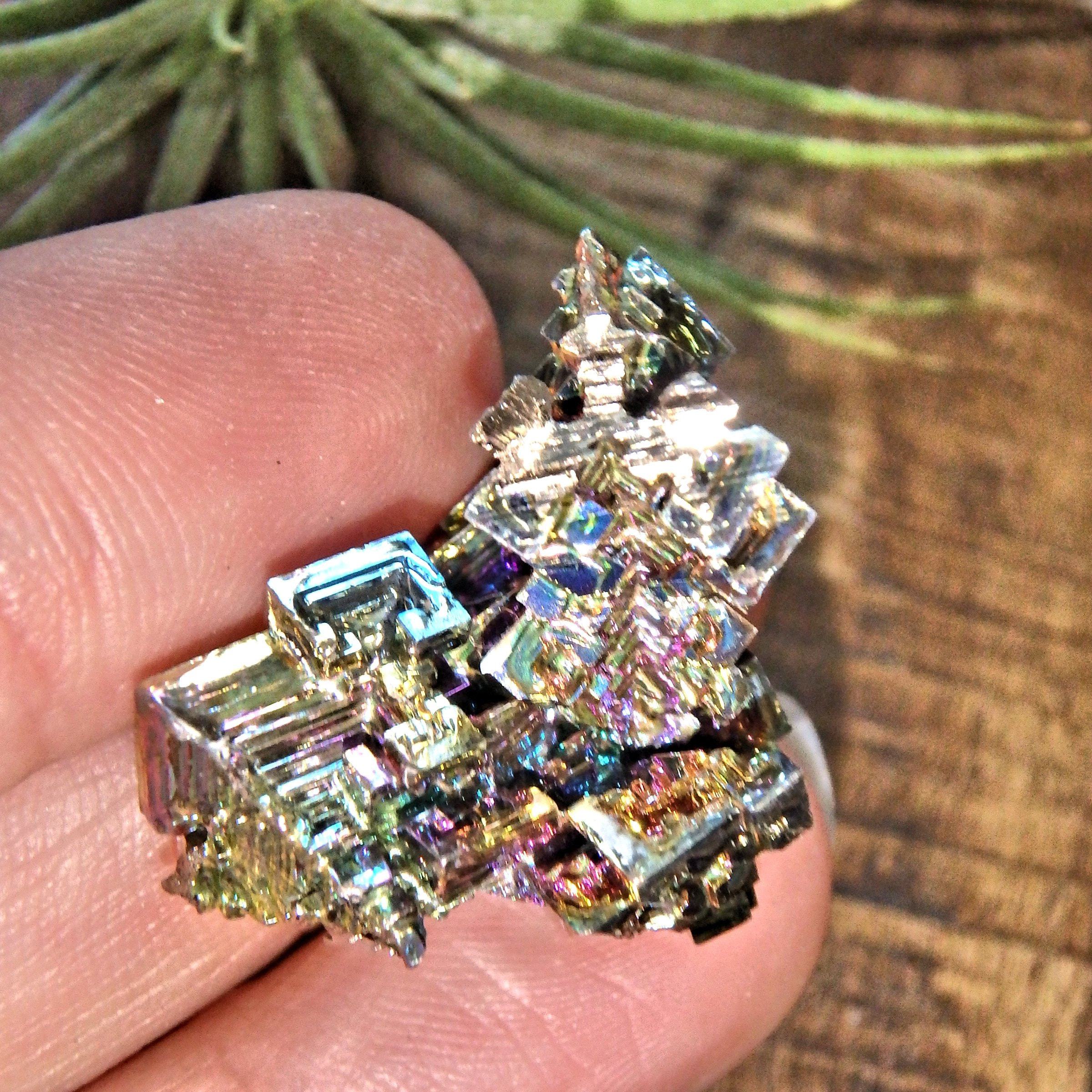 Cute Rainbow Bismuth Free Form Specimen From Germany - Earth Family Crystals
