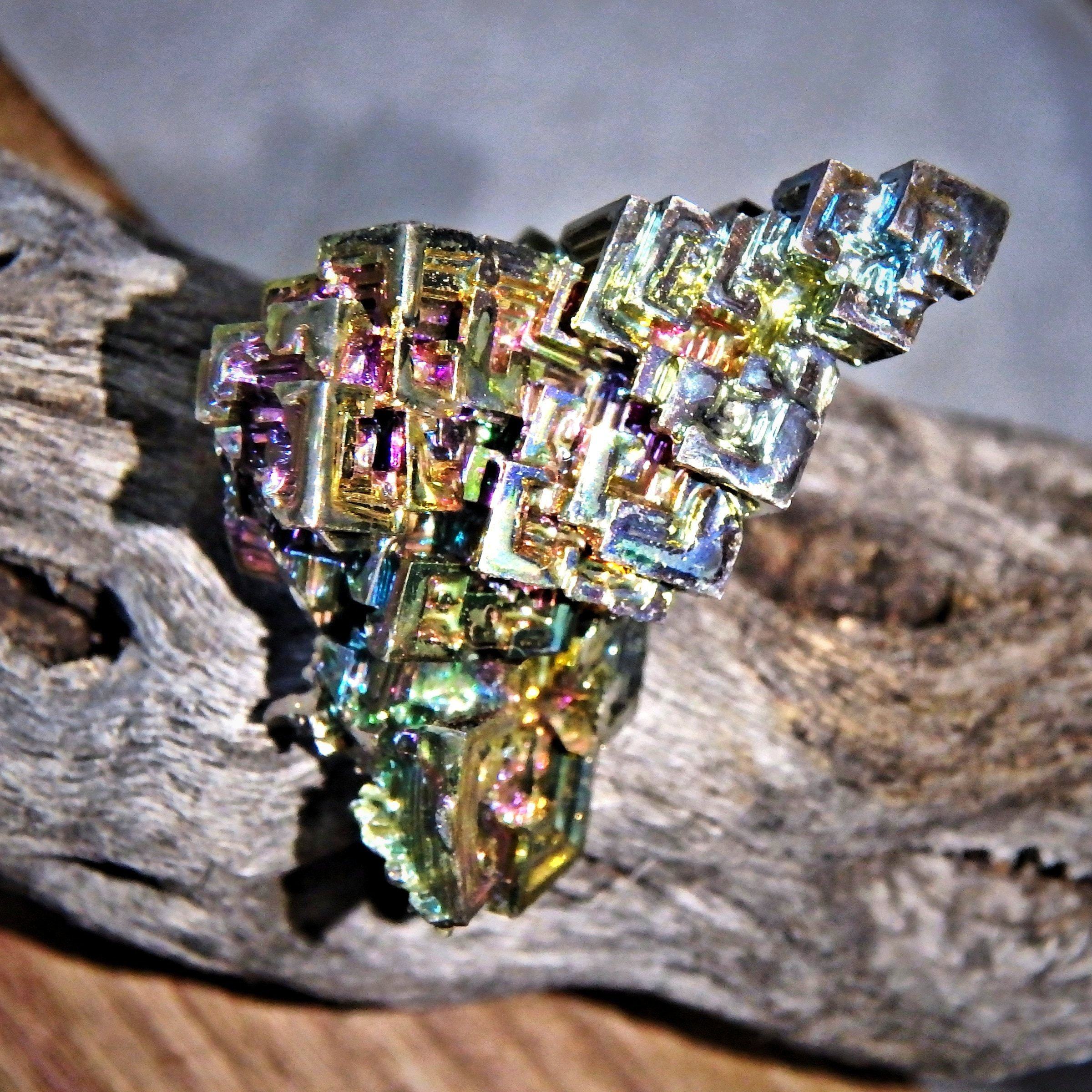 Cute Rainbow Bismuth Free Form Specimen From Germany - Earth Family Crystals