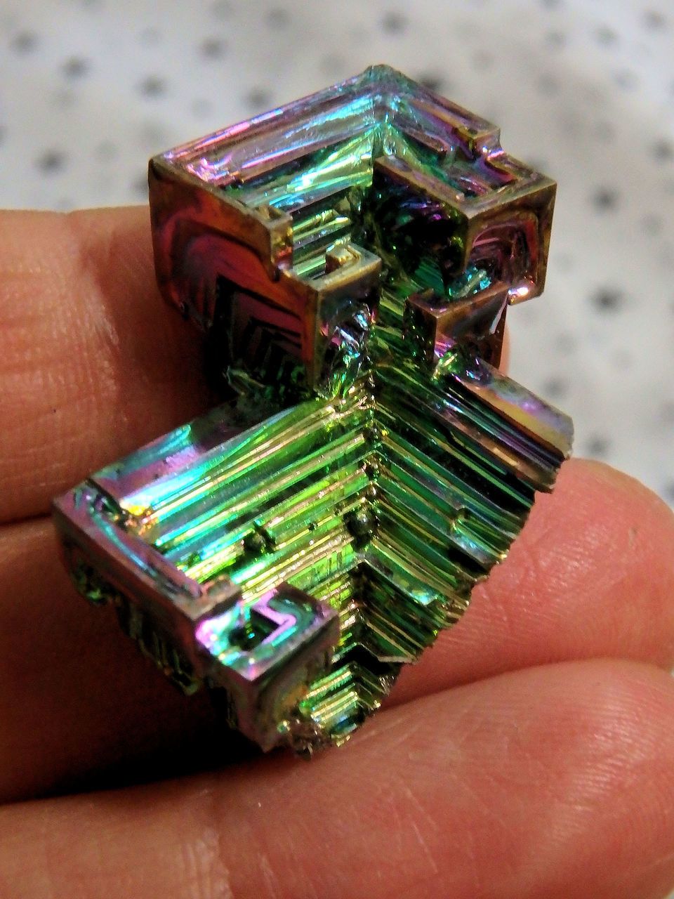 Galactic Rainbow Structure Bismuth Specimen 1 - Earth Family Crystals