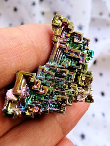 Vibrant Rainbow Bismuth Galactic Specimen 2 - Earth Family Crystals