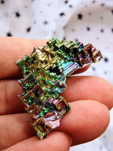 Vibrant Rainbow Bismuth Galactic Specimen 2 - Earth Family Crystals