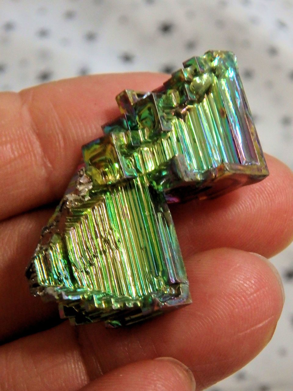 Galactic Rainbow Structure Bismuth Specimen 1 - Earth Family Crystals