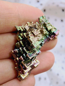 Vibrant Rainbow Bismuth Galactic Specimen 2 - Earth Family Crystals