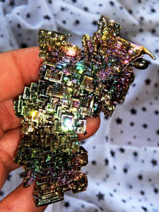 Large Galactic Rainbow 3D Depth Bismuth Specimen - Earth Family Crystals