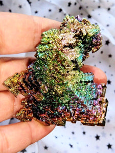 Large Galactic Rainbow 3D Depth Bismuth Specimen - Earth Family Crystals