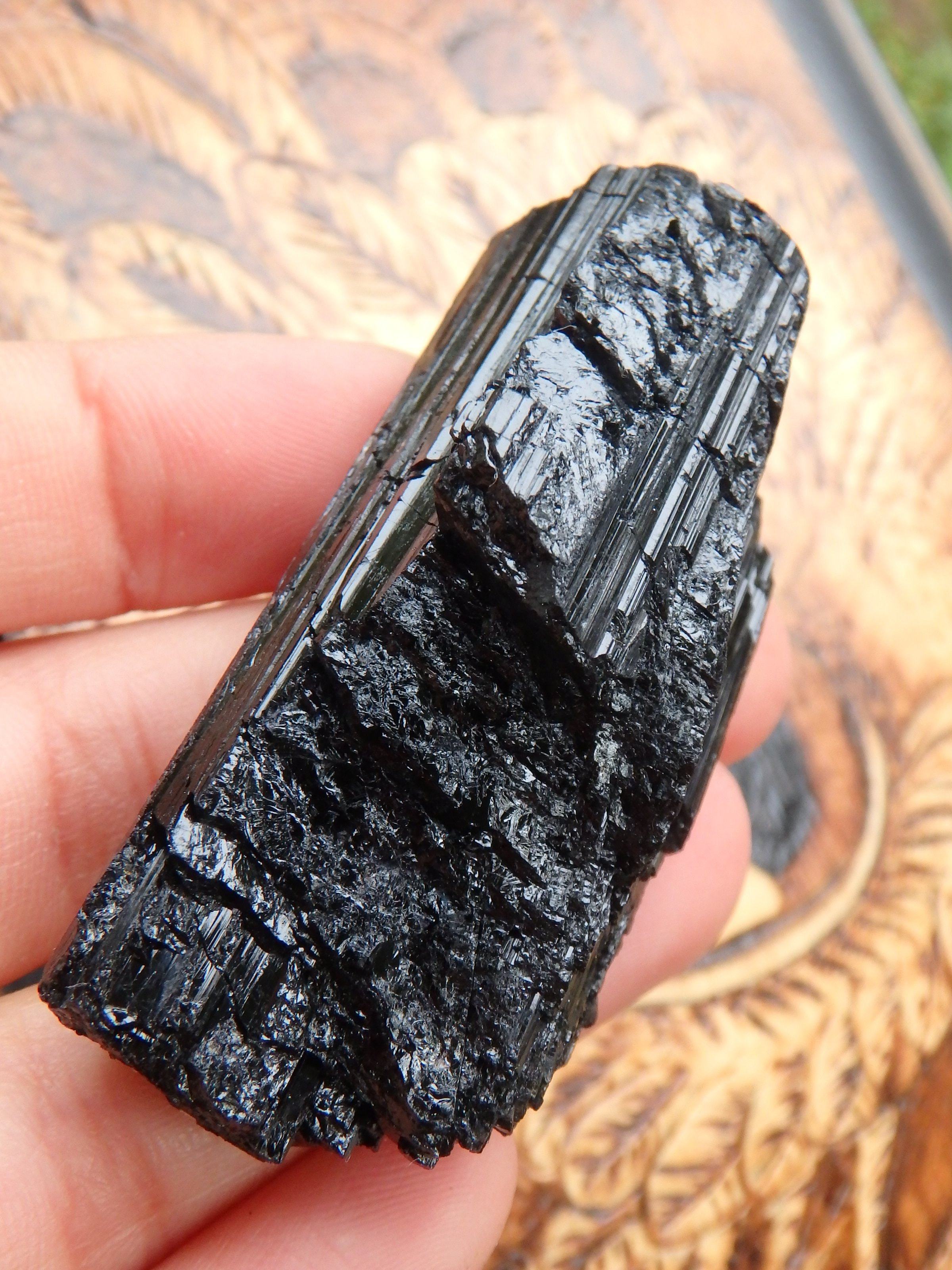 Chunky Raw Black Tourmaline Specimen 2 - Earth Family Crystals