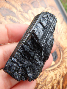 Chunky Raw Black Tourmaline Specimen 2 - Earth Family Crystals