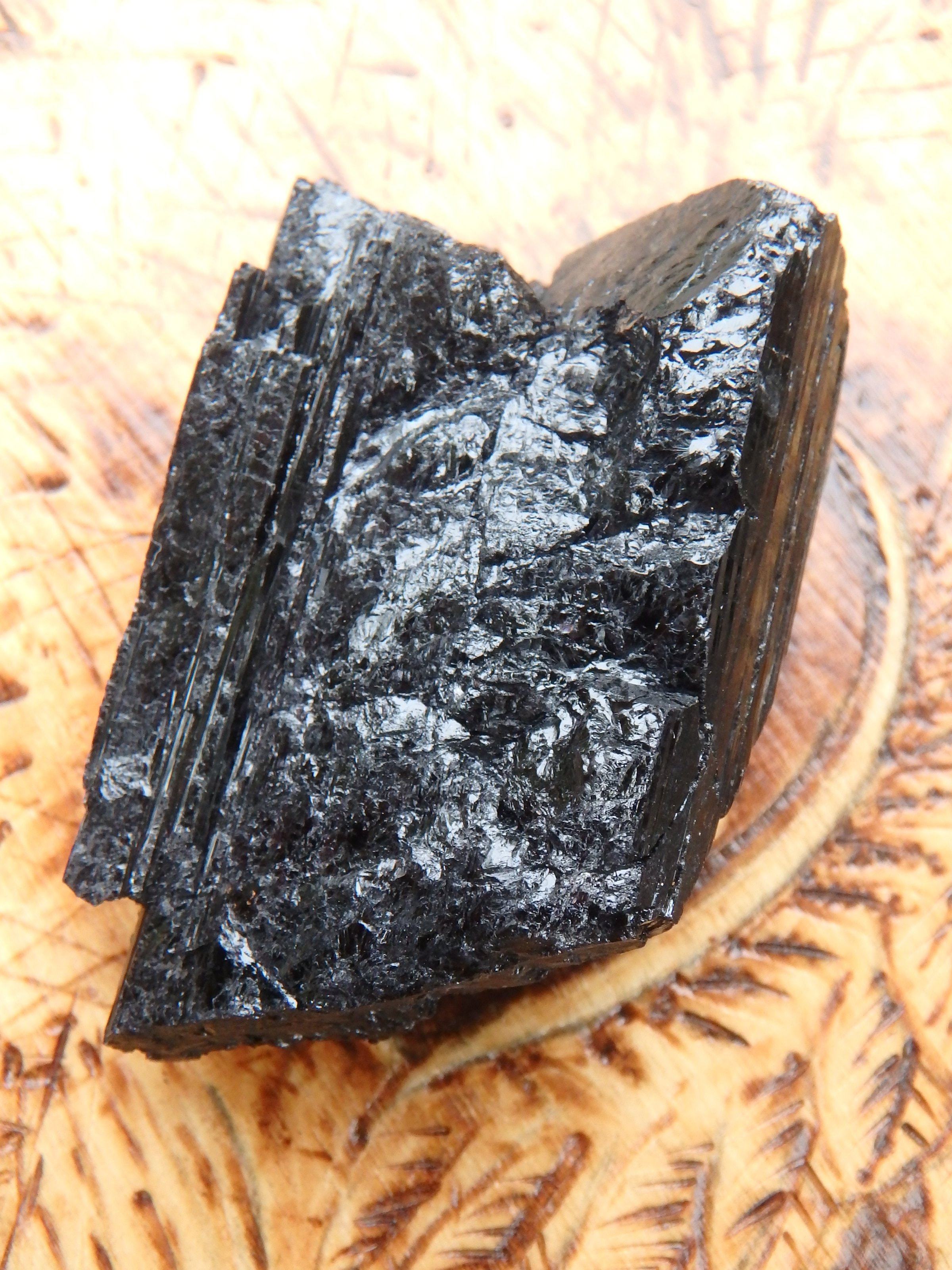 Chunky Raw Black Tourmaline Specimen 1 - Earth Family Crystals