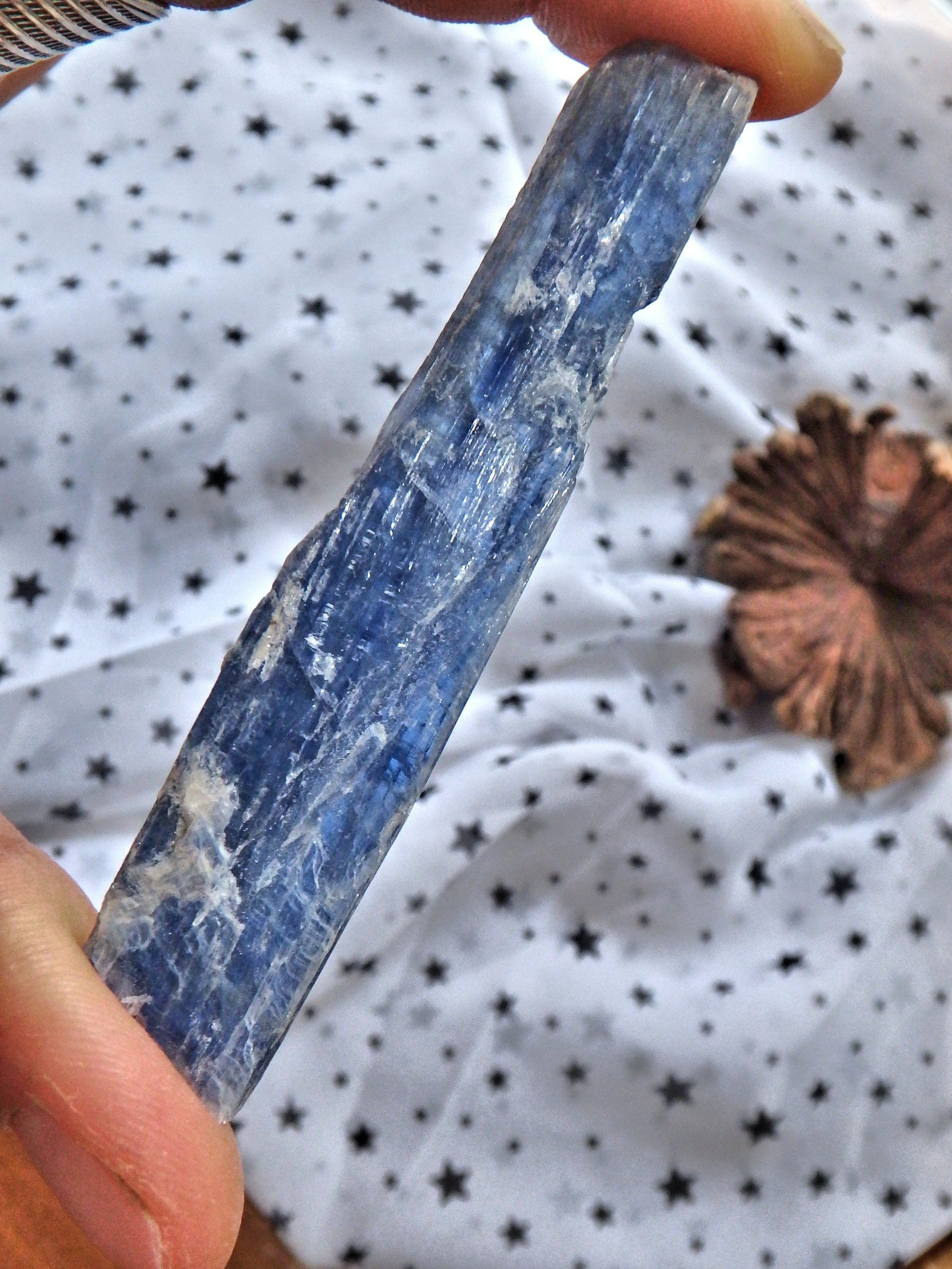 Blade of Gemmy Blue Kyanite From Brazil - Earth Family Crystals