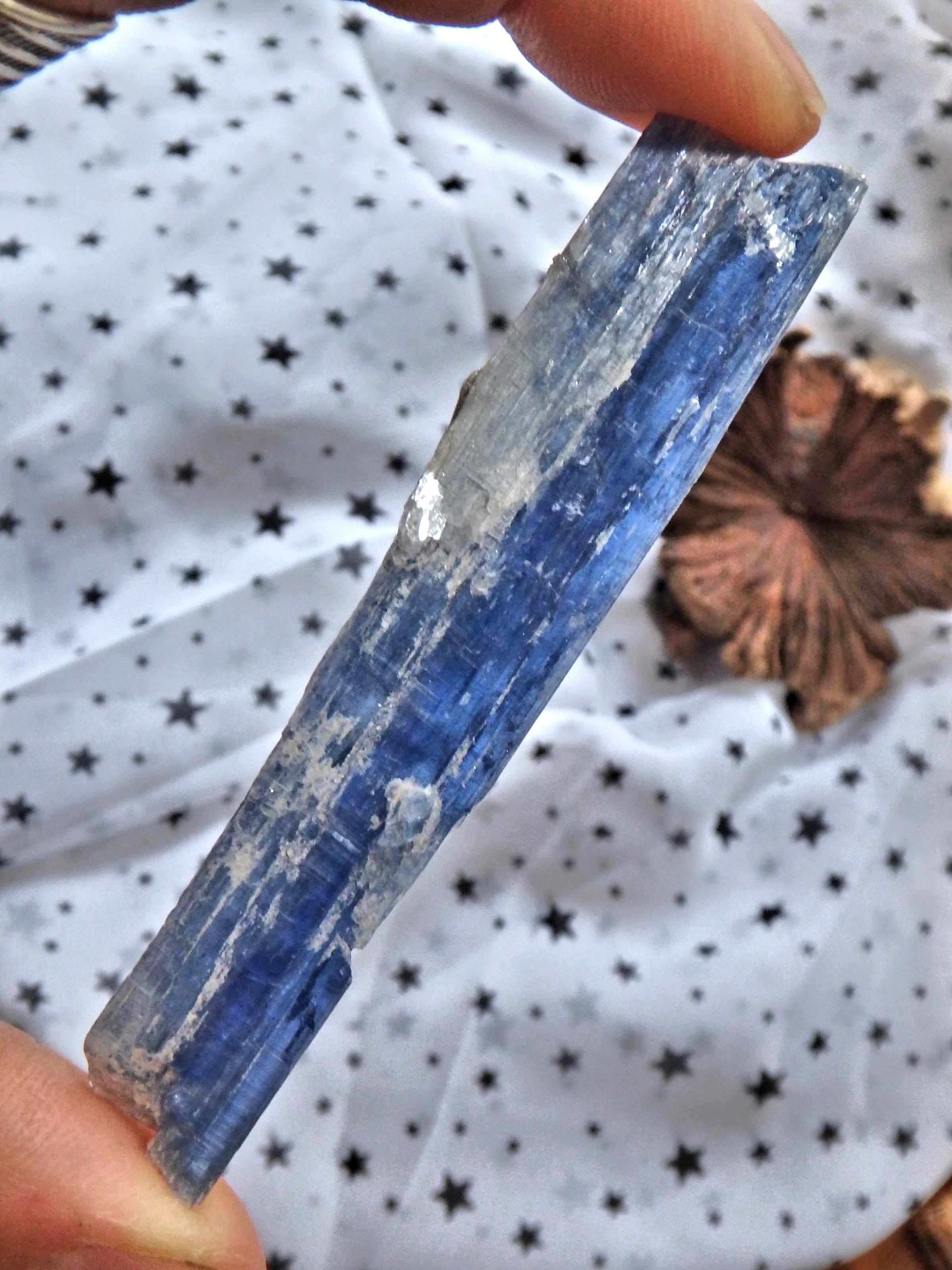 Blade of Gemmy Blue Kyanite From Brazil - Earth Family Crystals