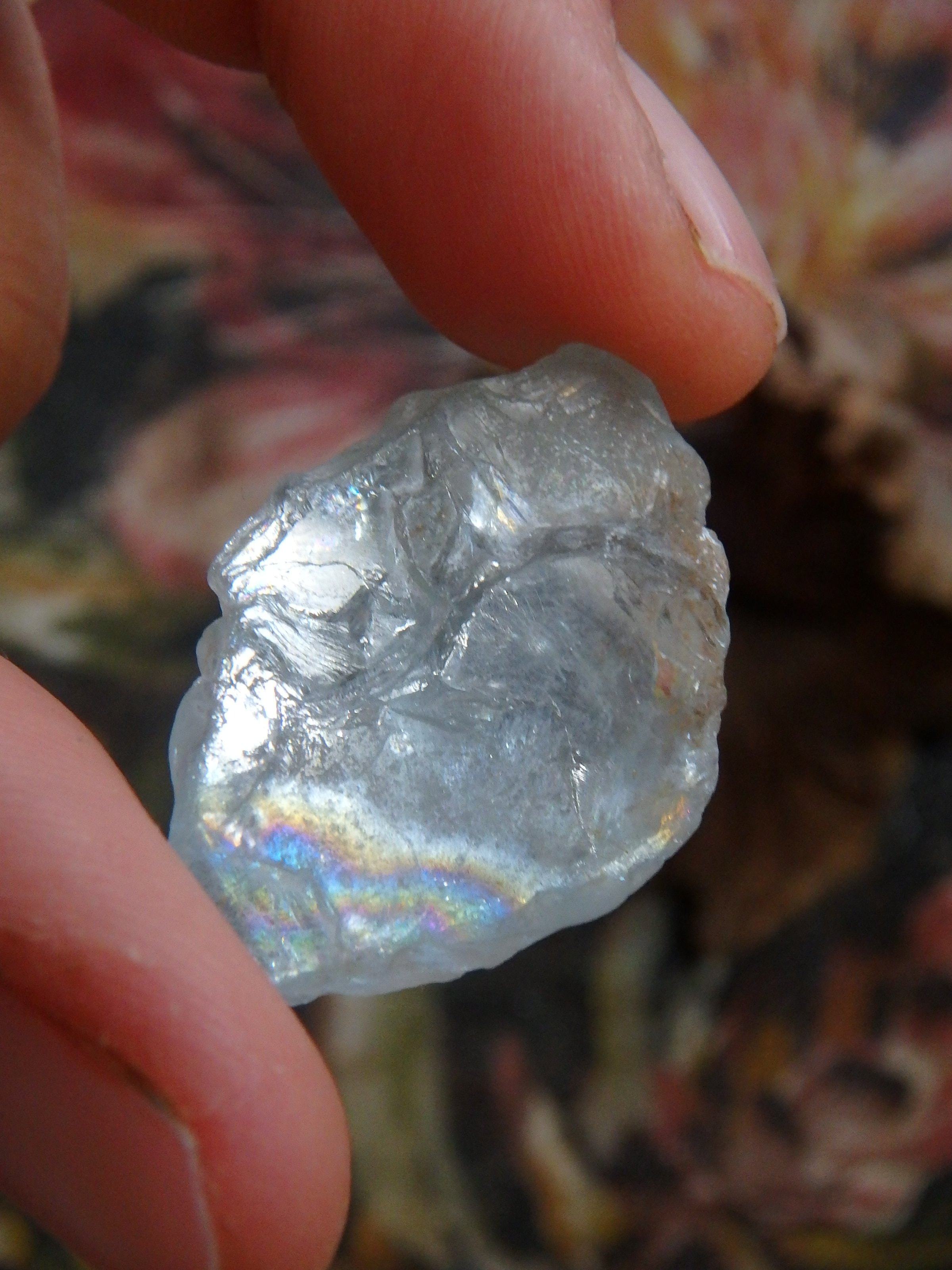 Brazilian Natural Blue Topaz Raw Specimen - Earth Family Crystals