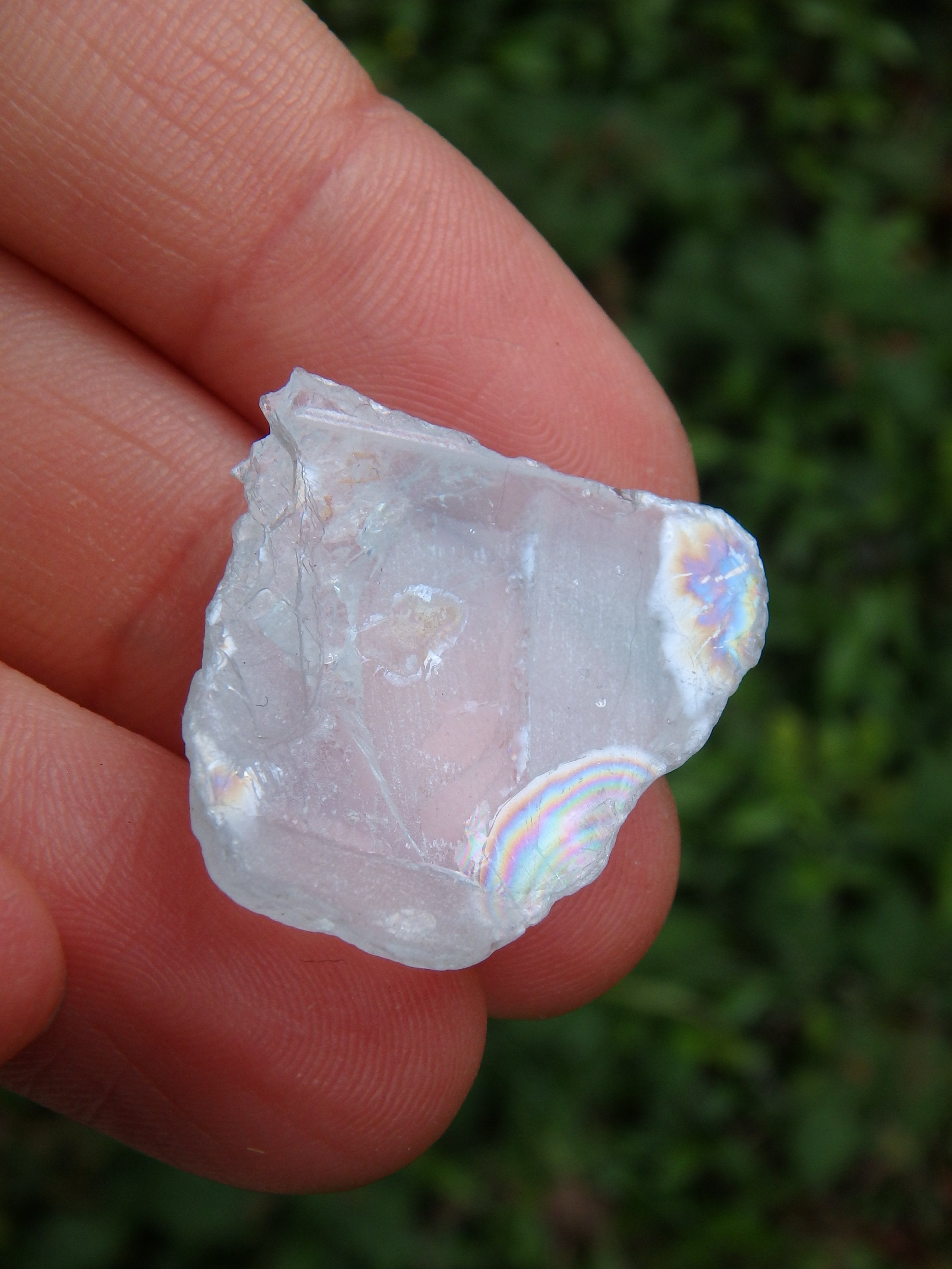 Rainbow Loaded Natural Baby Blue Topaz In Collectors Box - Earth Family Crystals