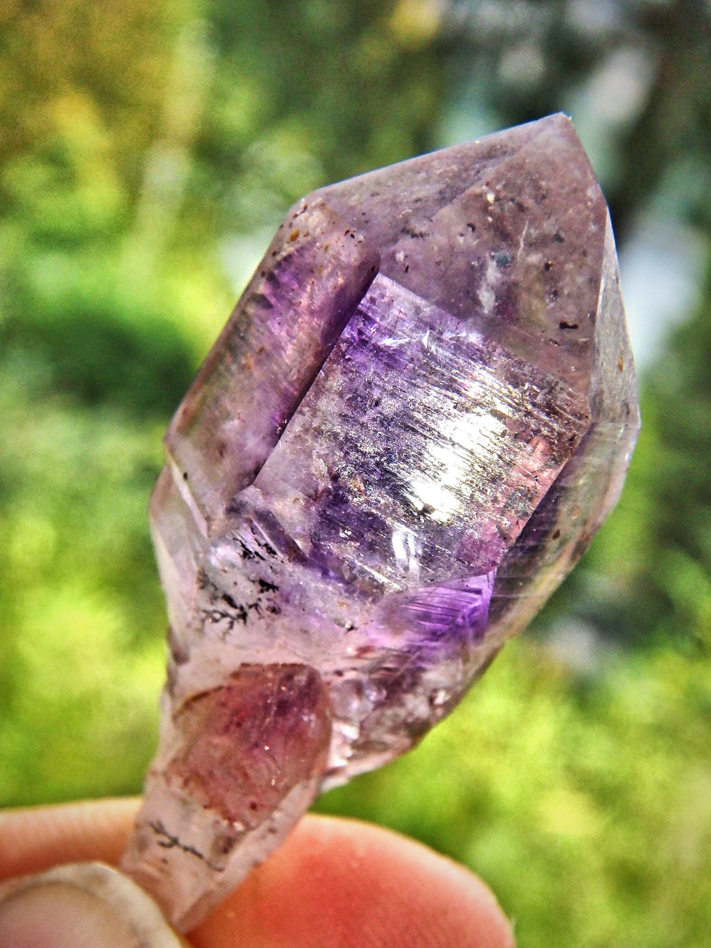 Pretty Purple Brandberg Amethyst Point From Namibia - Earth Family Crystals