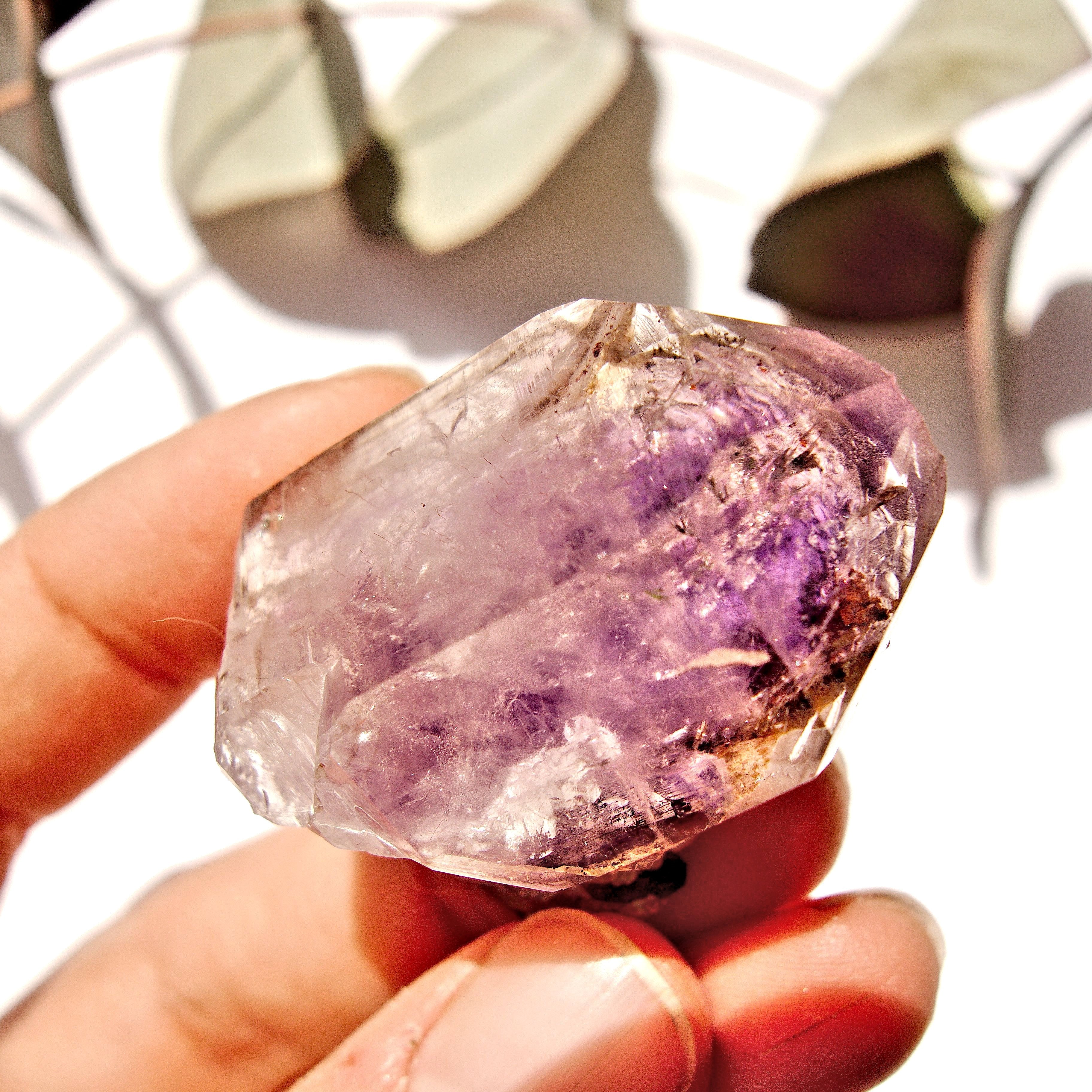 Pretty Purple Brandberg Amethyst Point From Namibia - Earth Family Crystals