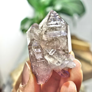 Incredible Elestial DT Brandberg Amethyst Cluster Specimen From Namibia - Earth Family Crystals