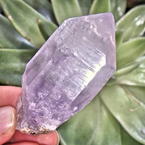 Natural Lavender Brandberg Amethyst Point From Namibia - Earth Family Crystals