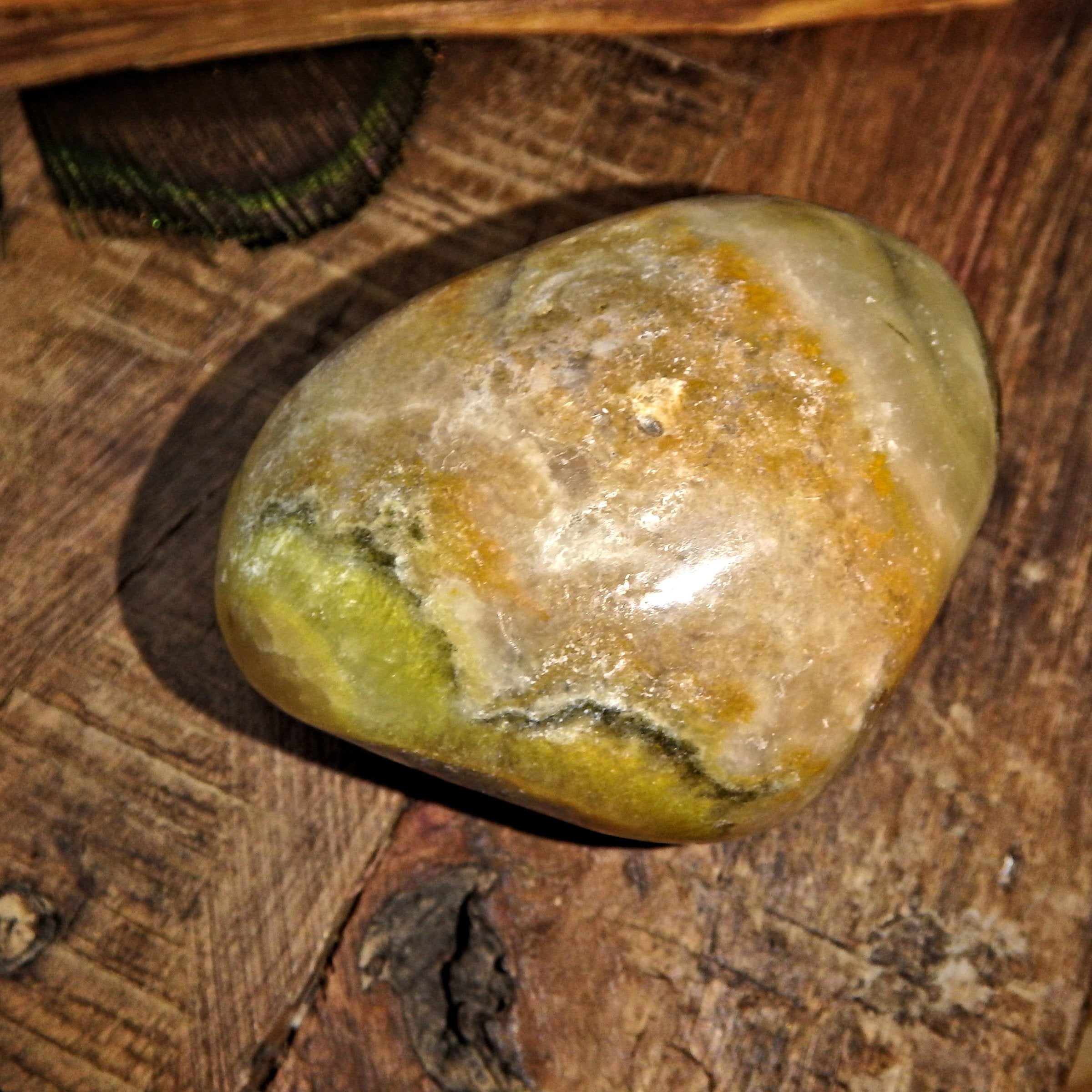 Small Orange Bumble Bee Jasper Polished Specimen 8 - Earth Family Crystals