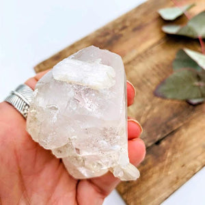Heulandite Included Raw Calcite Point From India - Earth Family Crystals