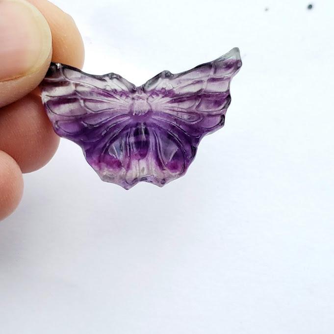 Rainbow Fluorite Mini Butterfly Carving *REDUCED*