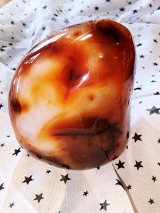 Display Carnelian Standing Specimen With Cave - Earth Family Crystals