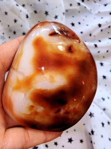 Display Carnelian Standing Specimen With Cave - Earth Family Crystals