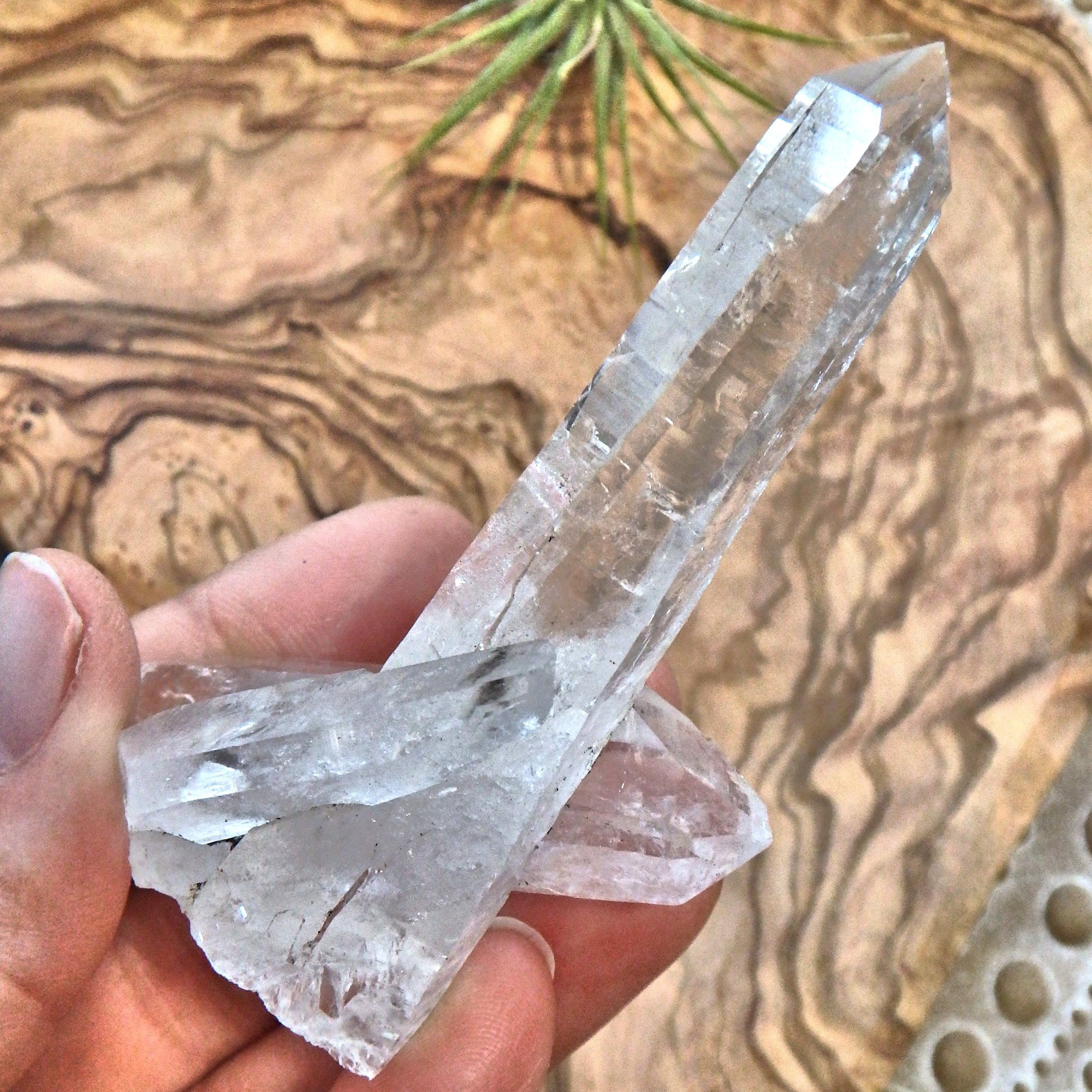 Cleansed Emotions Cathedral Laser Points Cluster From Brazil - Earth Family Crystals