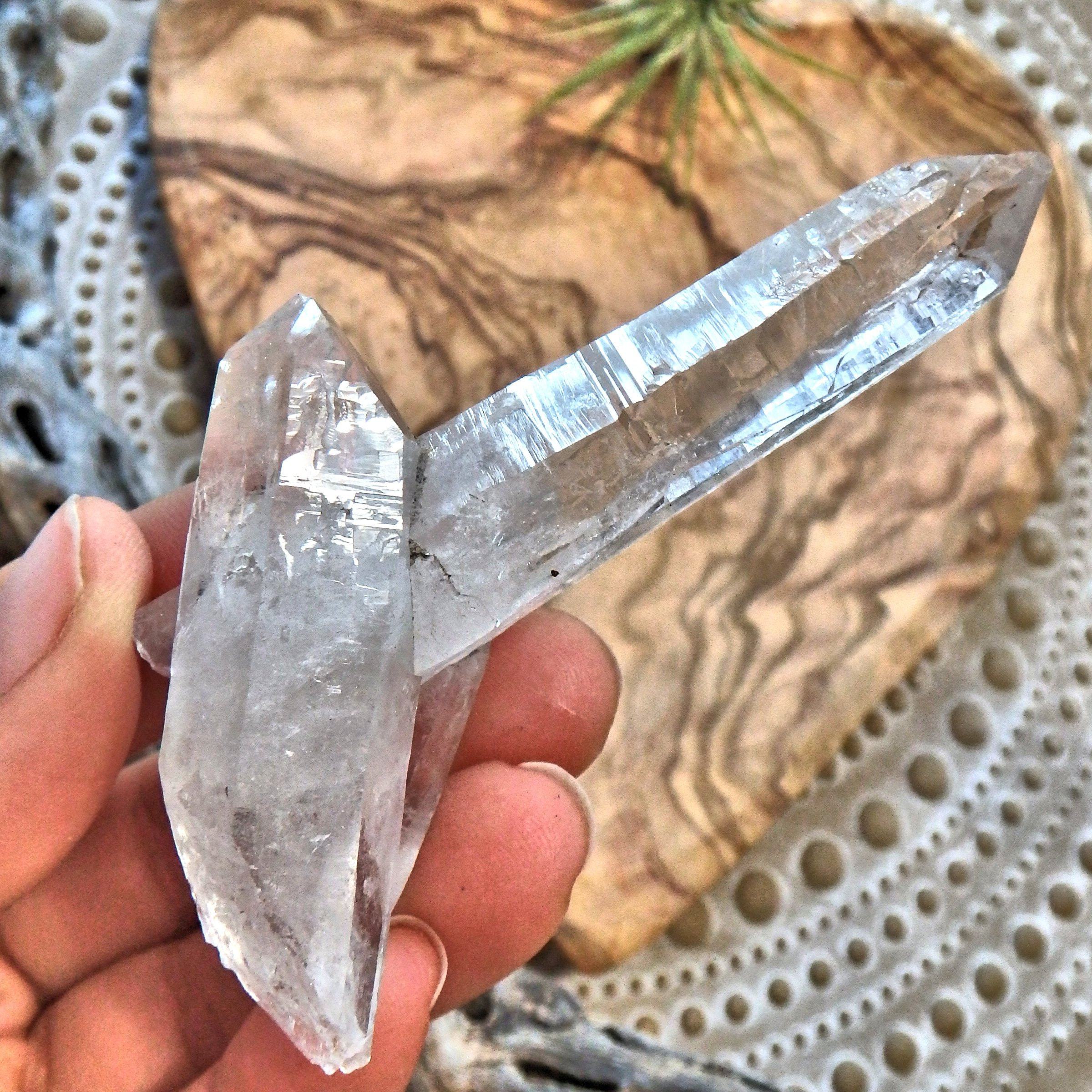 Cleansed Emotions Cathedral Laser Points Cluster From Brazil - Earth Family Crystals