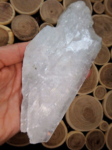 XL One of a Kind Sky Blue Tabular Ohio Celestite Specimen - Earth Family Crystals