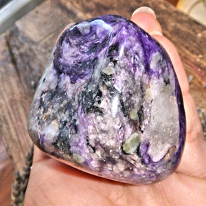 Swirls of Silky Purple Charoite Chunky Specimen - Earth Family Crystals