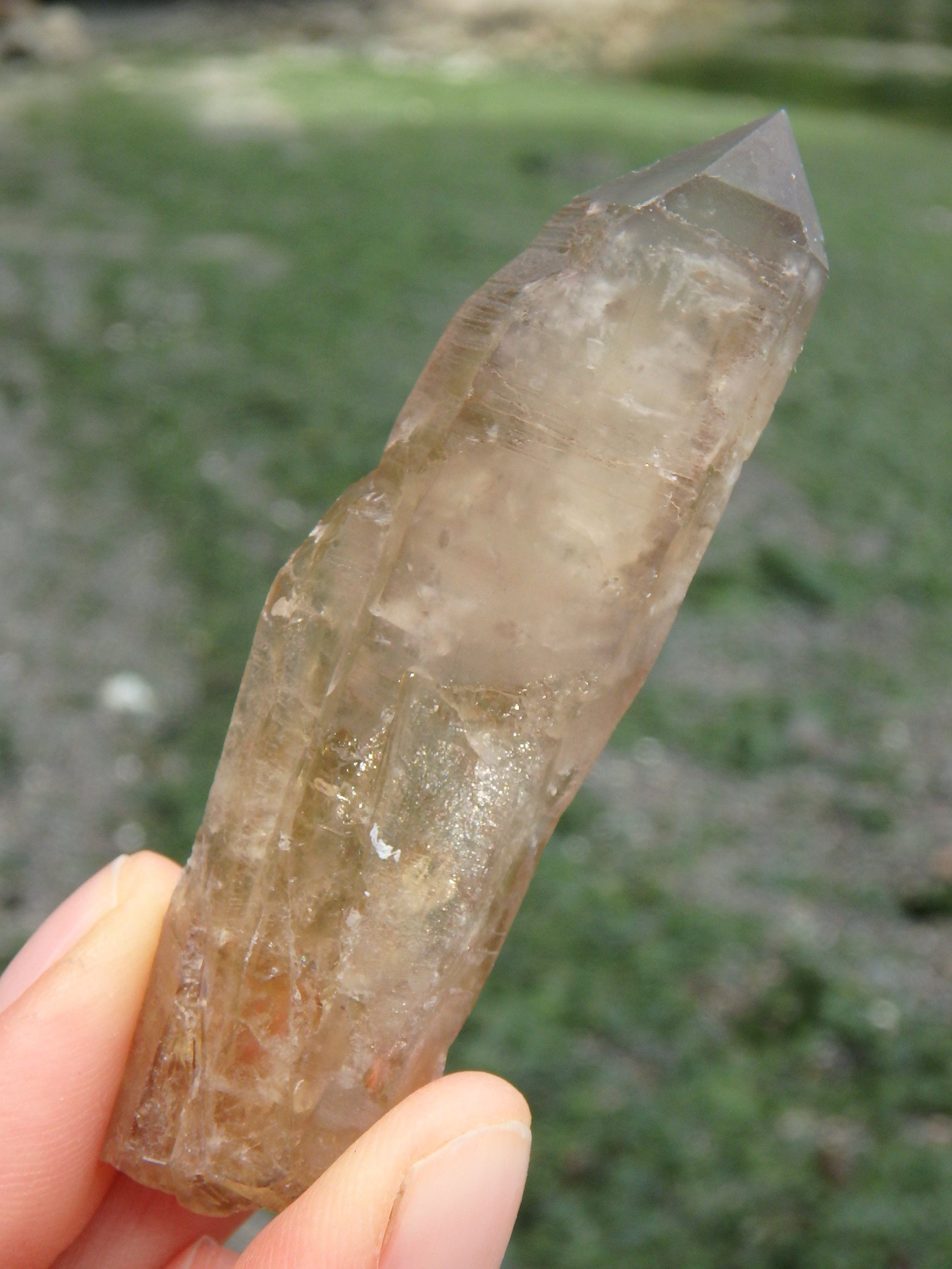 Completely Natural Citrine Point Specimen - Earth Family Crystals