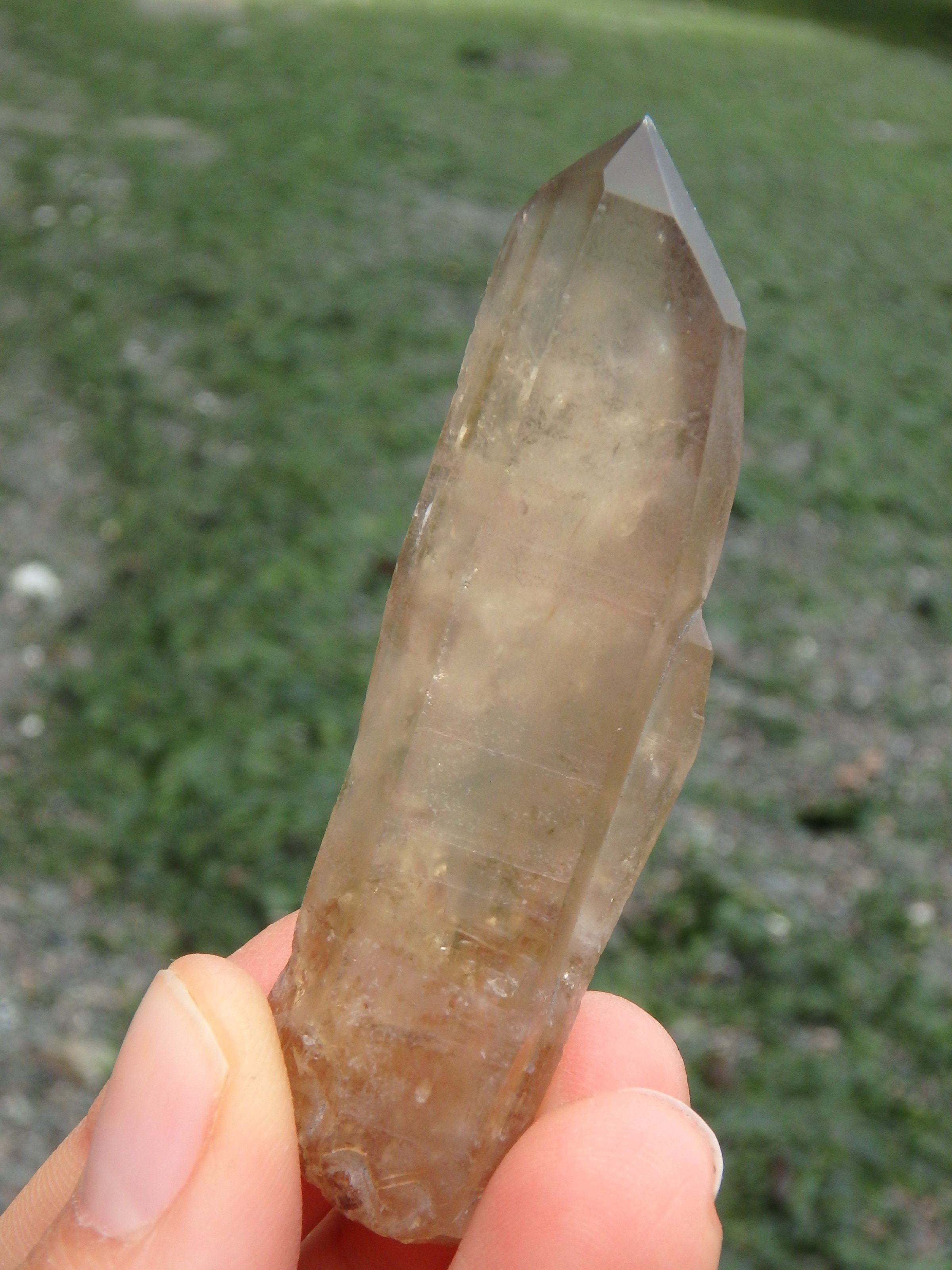 Completely Natural Citrine Point Specimen - Earth Family Crystals