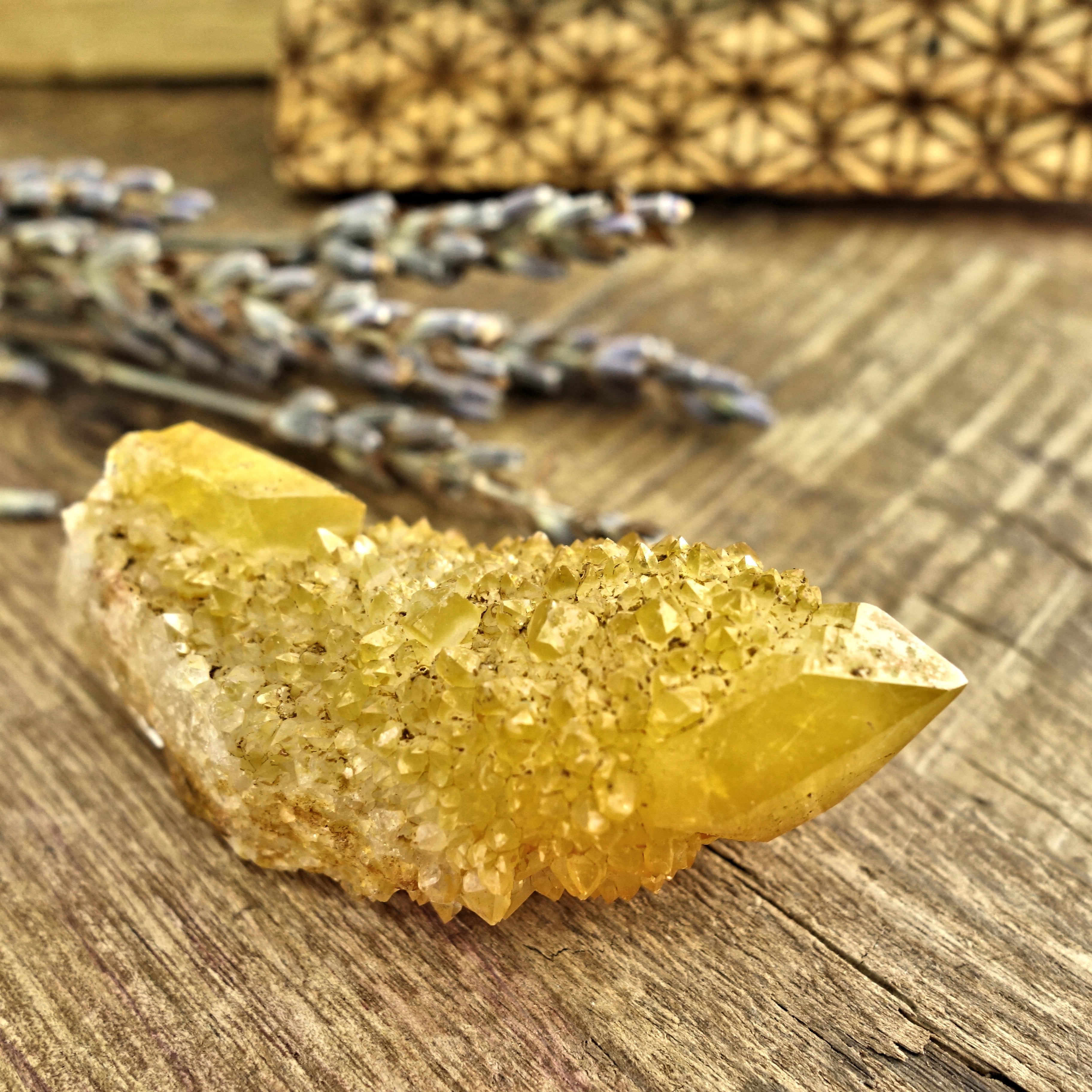 Sparkling Natural Golden Citrine Spirit Quartz Point From South Africa1