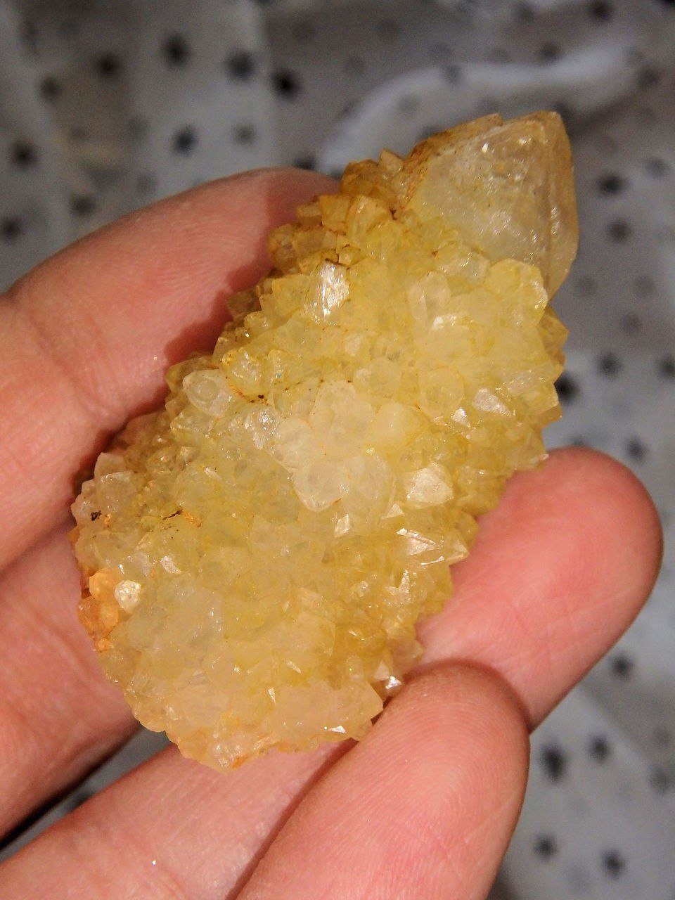 Golden Citrine Spirit Quartz Cluster! - Earth Family Crystals
