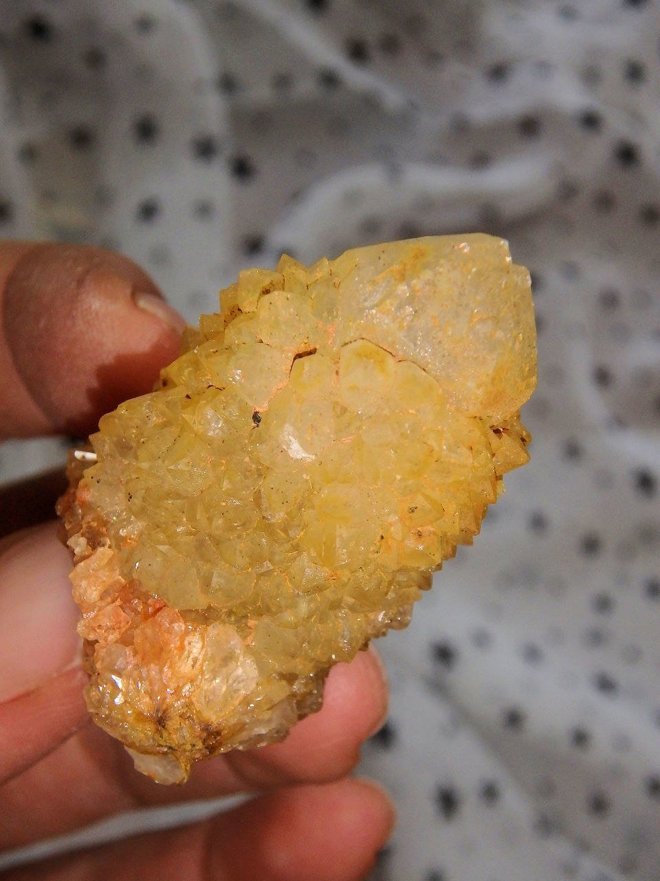 Golden Citrine Spirit Quartz Cluster! - Earth Family Crystals