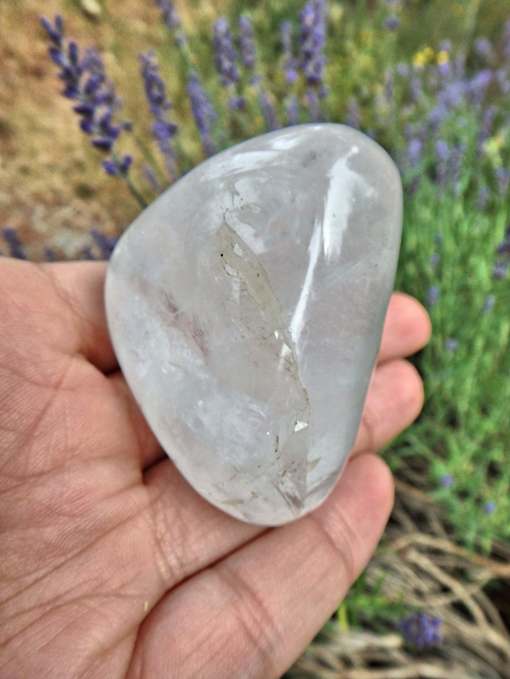 Clear Quartz Polished Free Form~ Perfect to Carry in Your Pocket - Earth Family Crystals