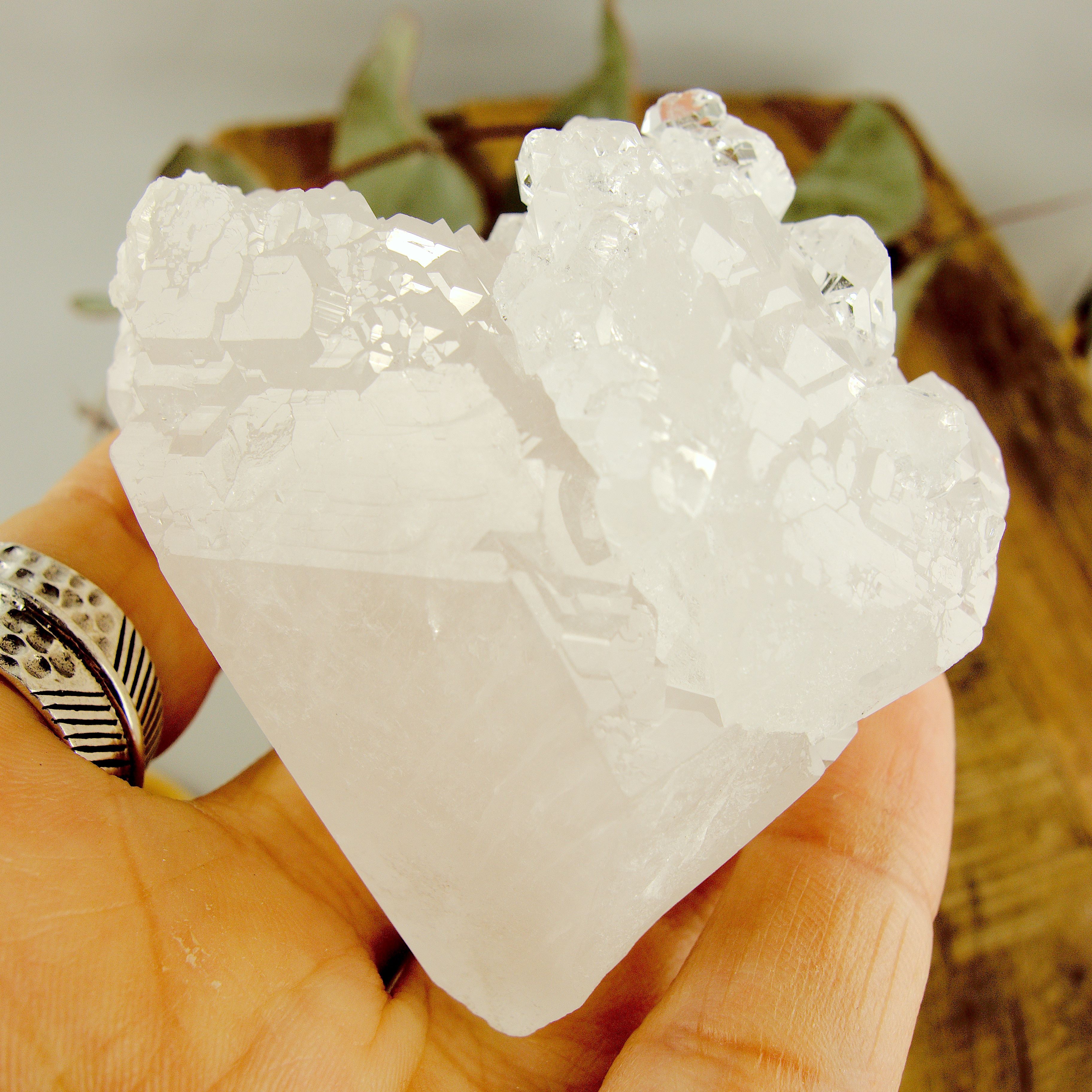 Incredible Self Healed Elestial Clear Quartz Point With Record Keepers From Brazil