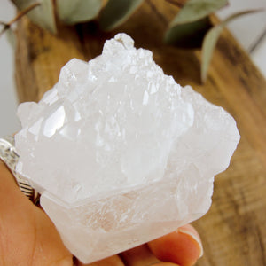 Incredible Self Healed Elestial Clear Quartz Point With Record Keepers From Brazil