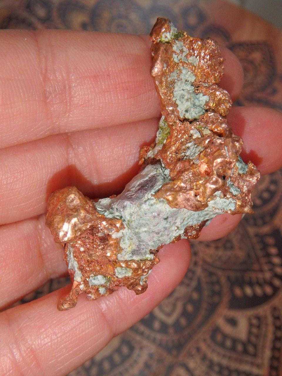 Dense Golden Copper Raw Free Form From Michigan - Earth Family Crystals