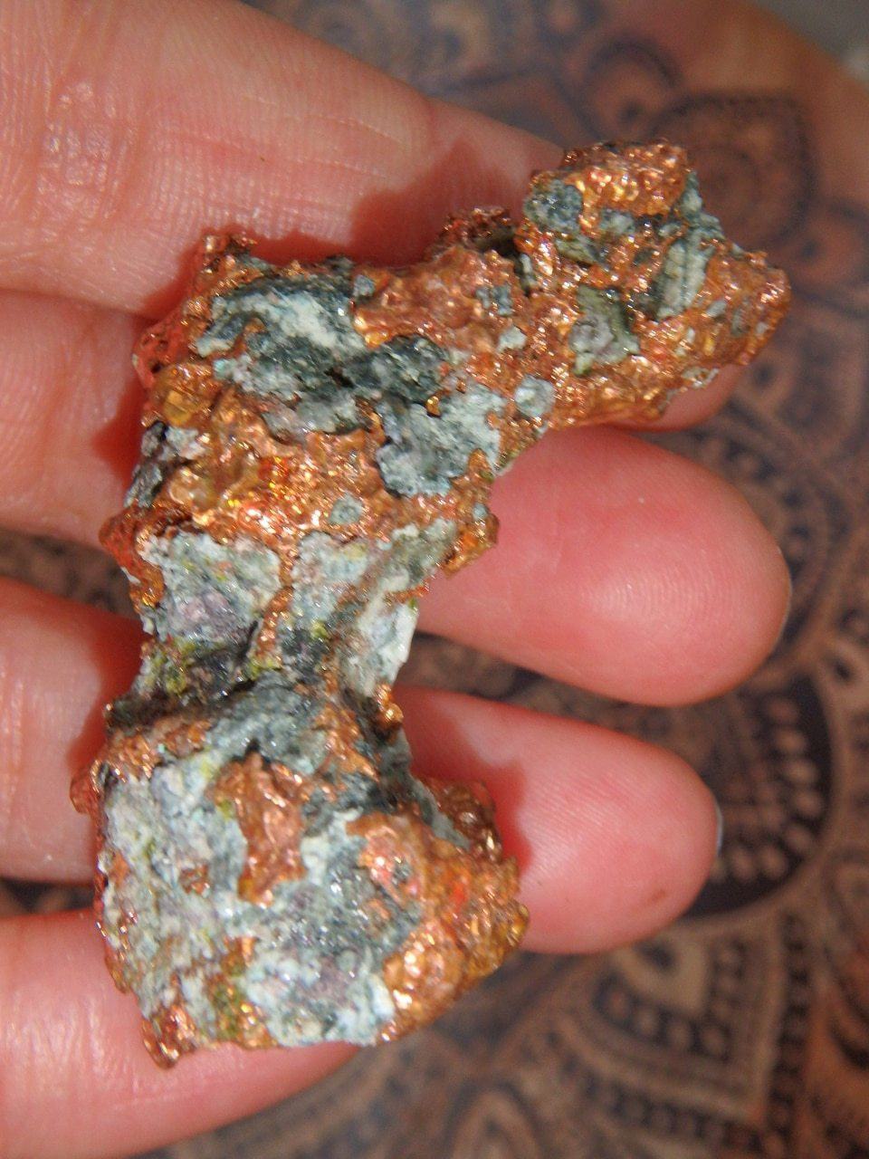 Dense Golden Copper Raw Free Form From Michigan - Earth Family Crystals