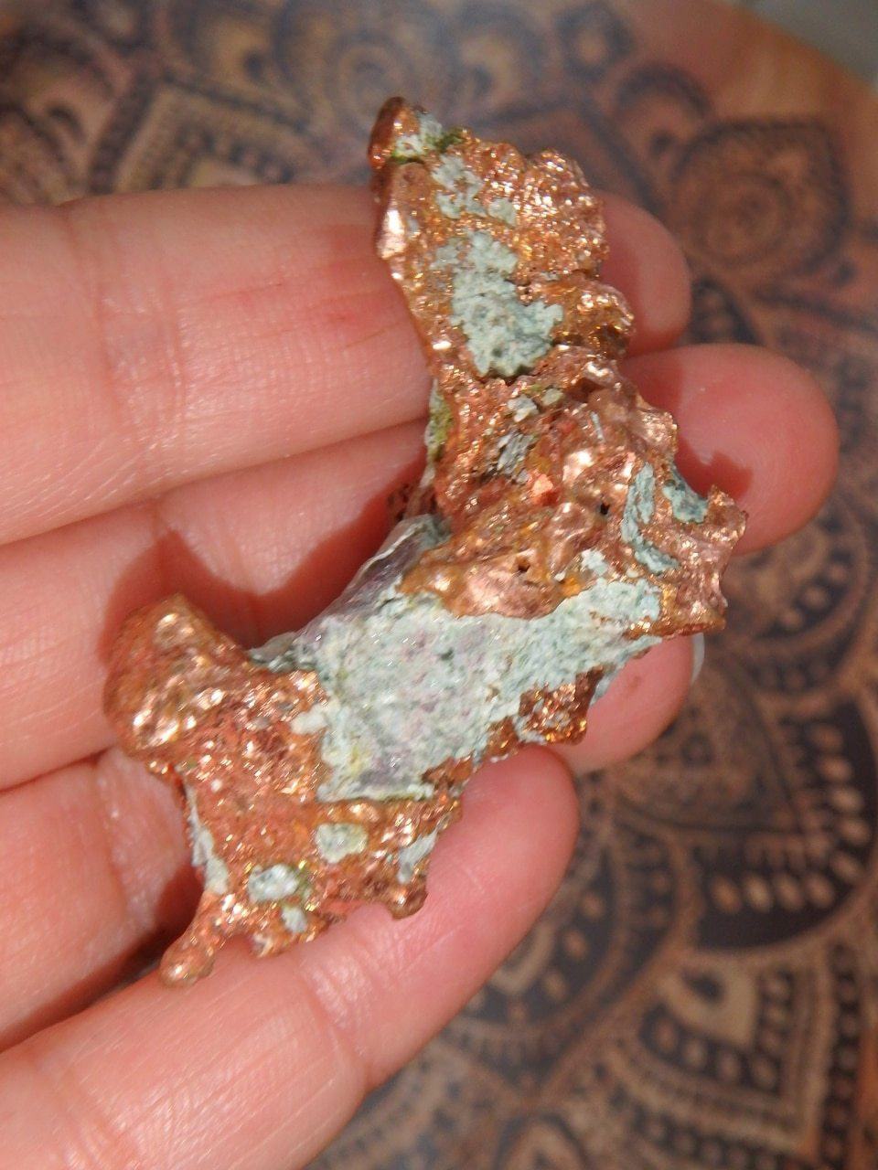 Dense Golden Copper Raw Free Form From Michigan - Earth Family Crystals