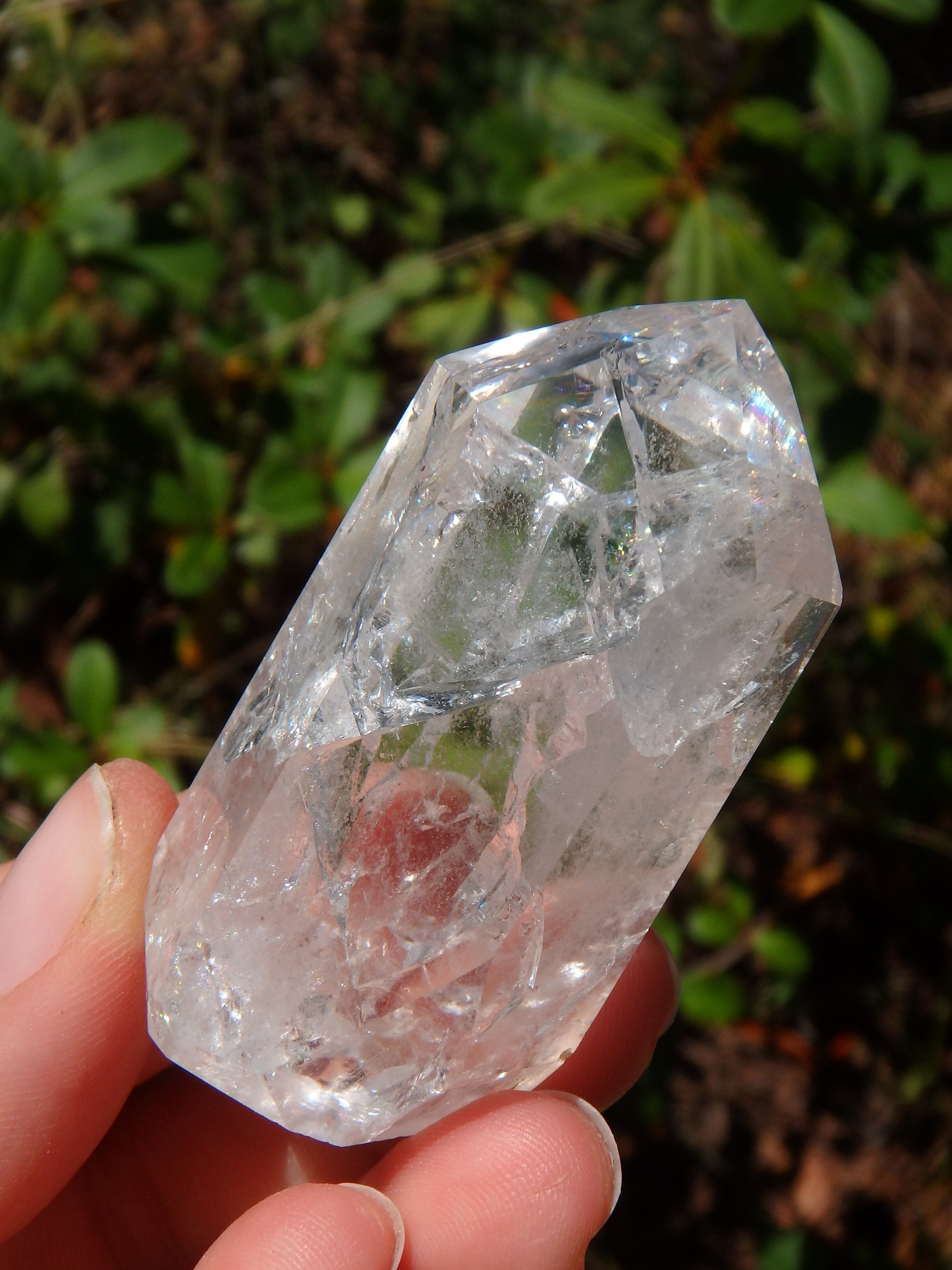 Rainbow Crackle Quartz Polished Specimen From Brazil (Reduced)