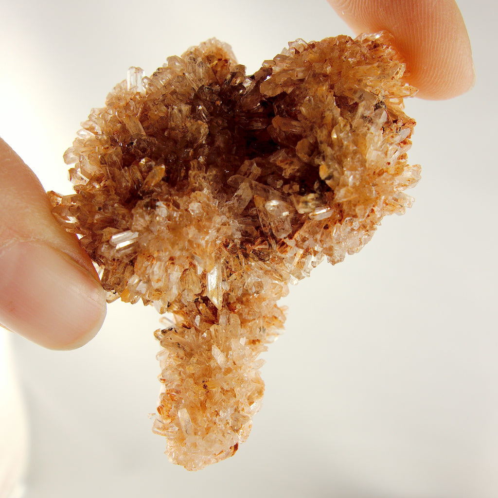 Stunning Orange Druzy Natural Creedite Specimen From Mexico1 - Earth Family Crystals