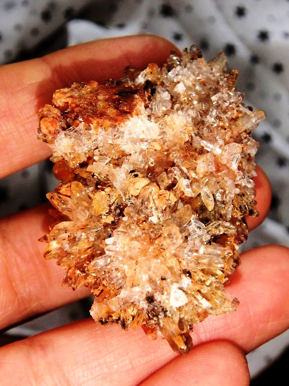 Sparkling Creedite Cluster Specimen from Mexico 1 - Earth Family Crystals