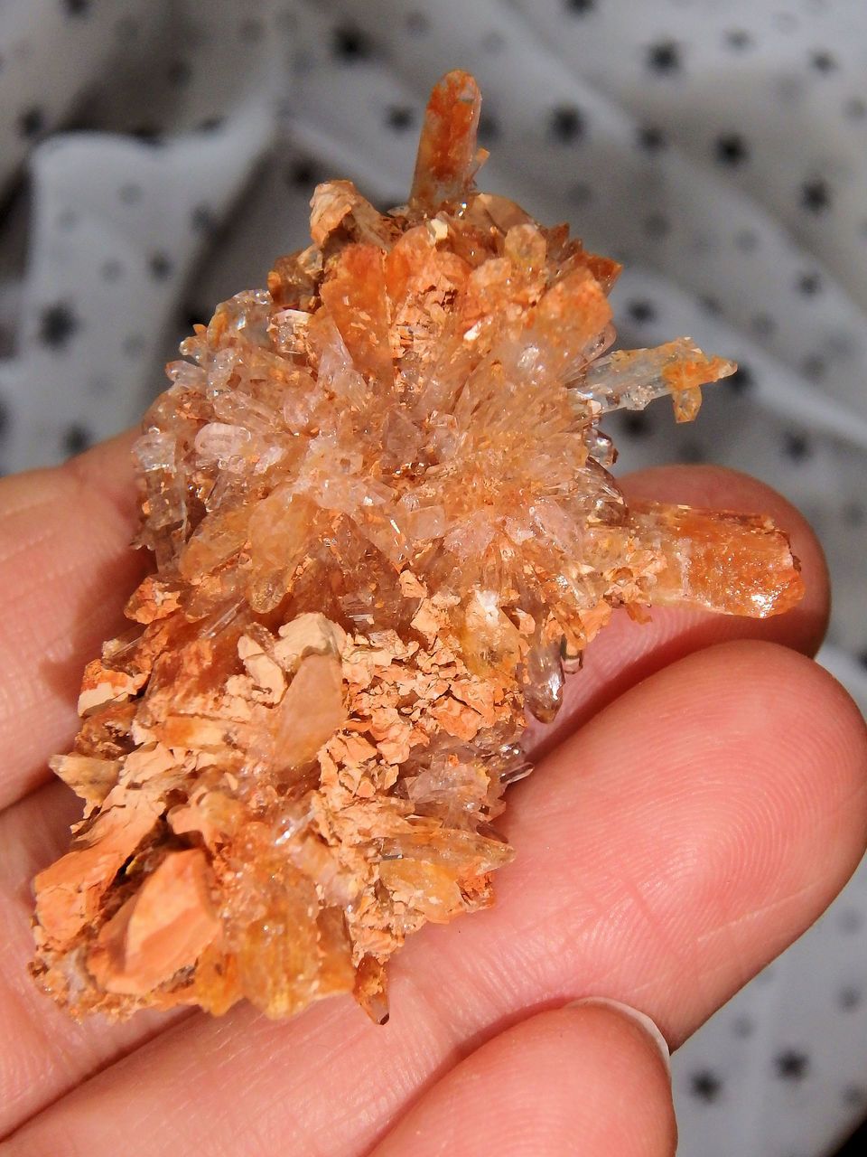 Sparkling Creedite Cluster Specimen from Mexico 2 - Earth Family Crystals