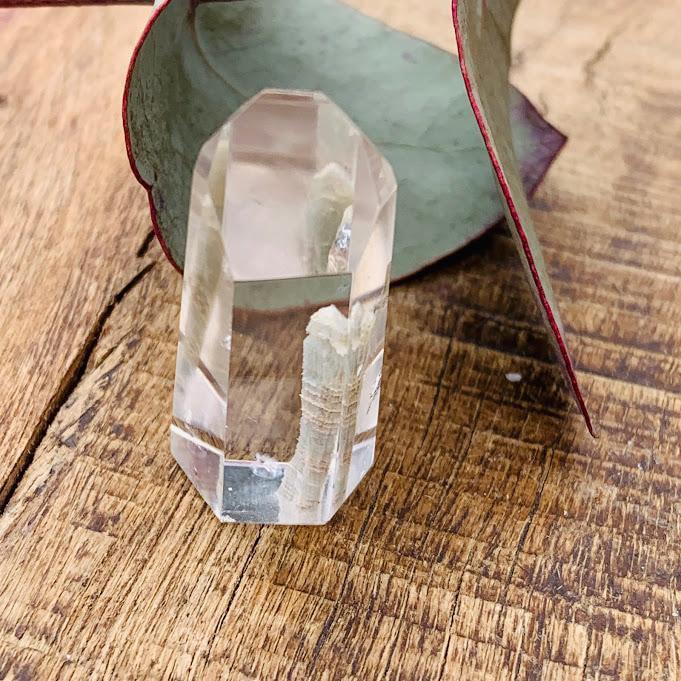 Cute Shamanic Dream Quartz Mini Standing Tower #4 - Earth Family Crystals
