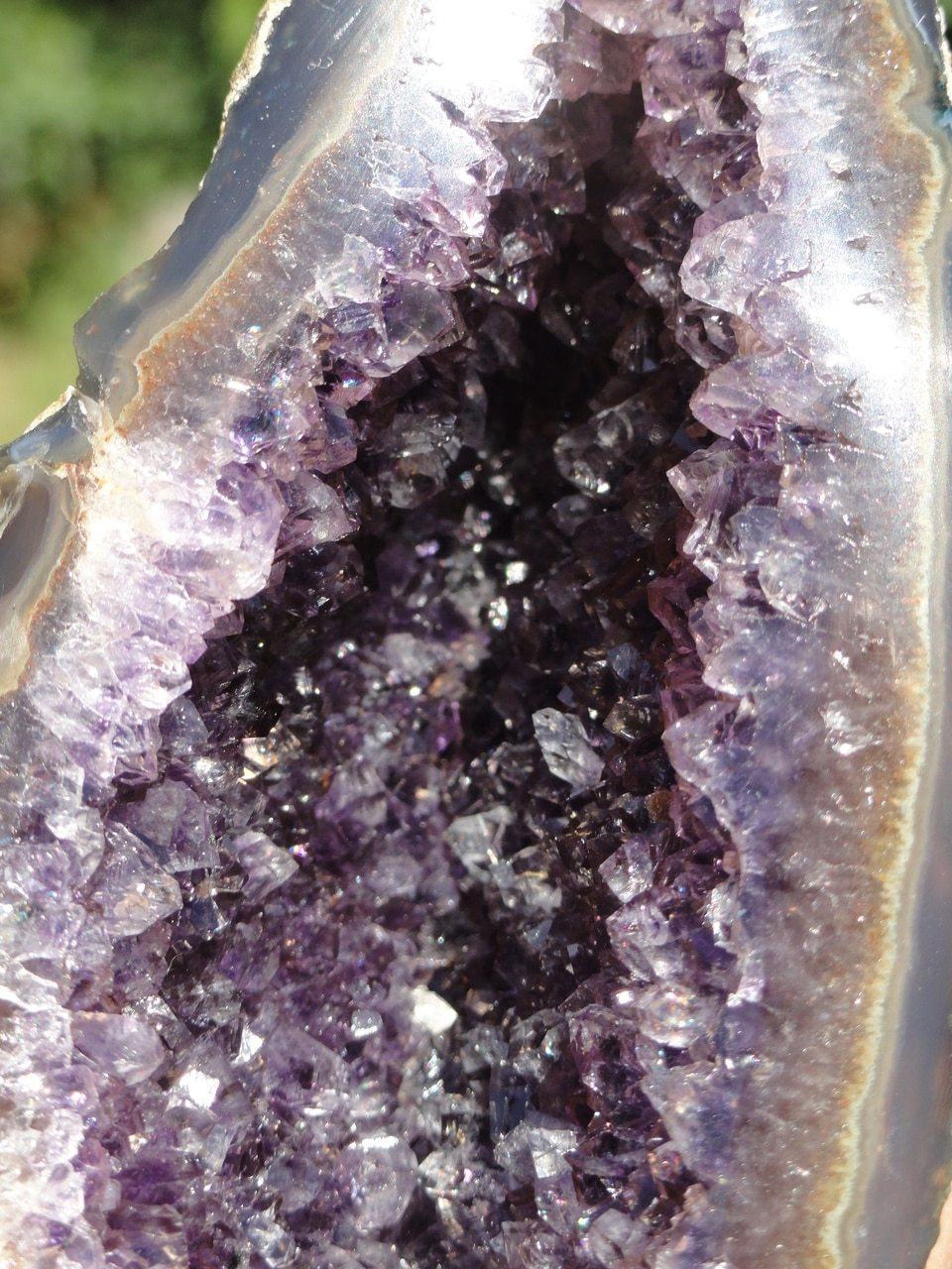 AMETHYST GEODE ~ Stone of Protection - Earth Family Crystals