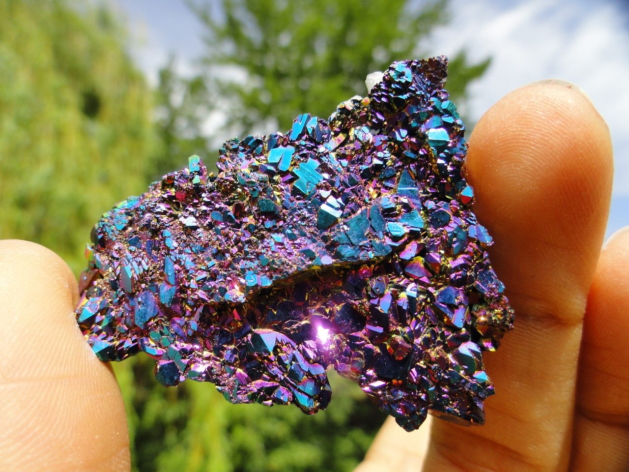 TITANIUM QUARTZ CLUSTER~ Stone of Relaxation & Humor* - Earth Family Crystals