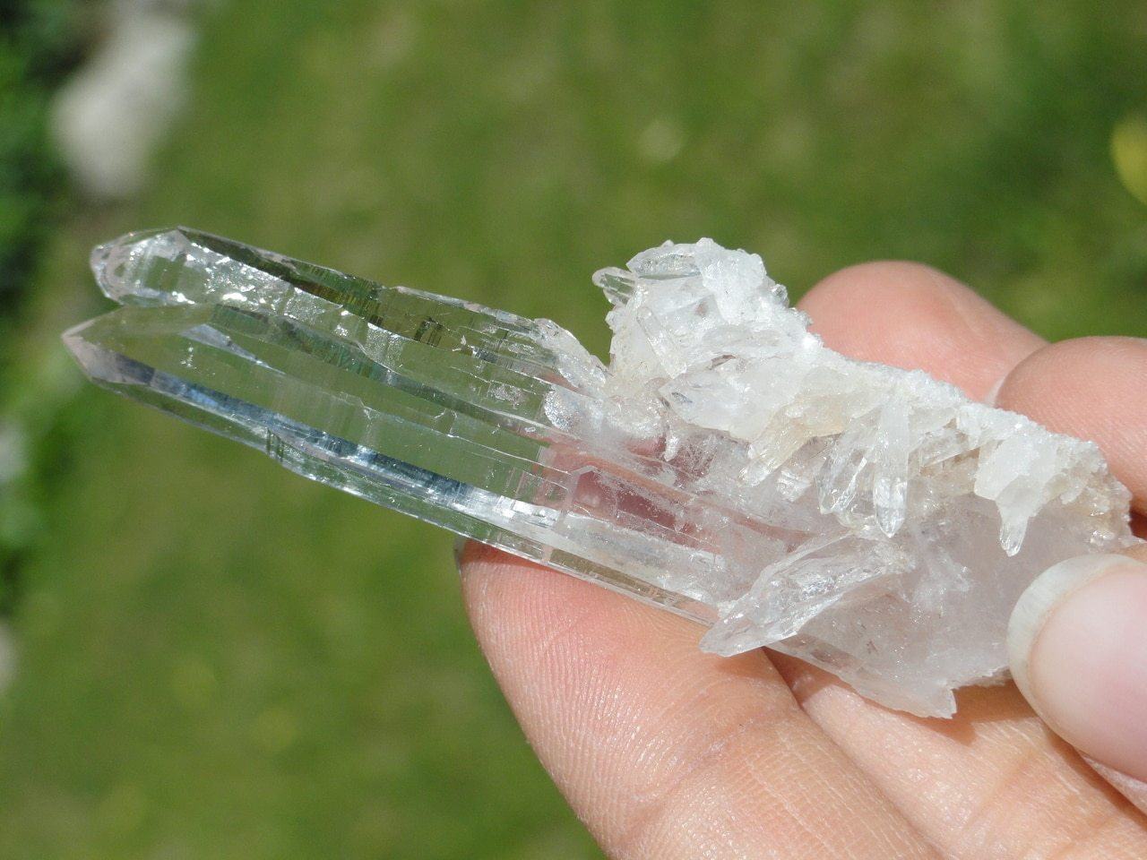 CATHEDRAL QUARTZ Twin Cluster From Brazil~ Stone of Inner Guidance, Multidimensional Consciousness* - Earth Family Crystals