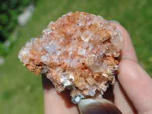 CREEDITE & FLUORITE CLUSTER~ Stone of Creative Visualization* - Earth Family Crystals