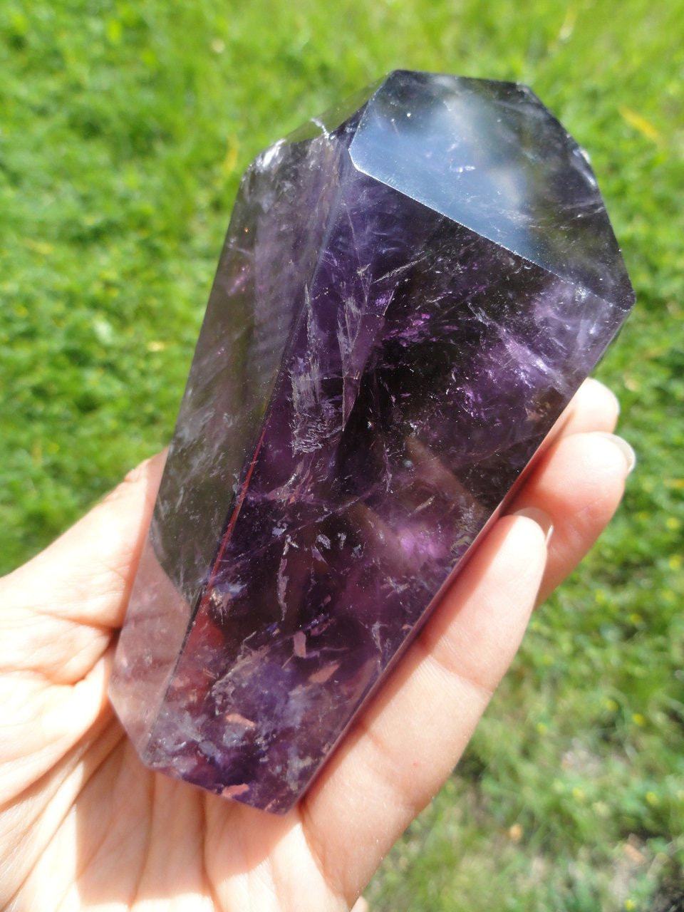 AMETHYST TOWER~ STONE OF PROTECTION, FREEDOM FROM ADDICTIONS* - Earth Family Crystals